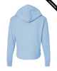 Clearance - Next Level 9384 Ladies' Cropped Pullover Hooded Sweatshirt | Stonewash Denim