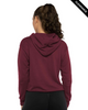 Clearance - Next Level 9384 Ladies' Cropped Pullover Hooded Sweatshirt | Maroon