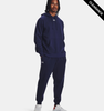 Clearance - Under Armour 1379774 Men's Rival Fleece Sweatpant | Midnight Navy/White