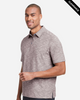 Clearance - North End NE115 Eclipse Jacquard Polo | Burgundy Heather