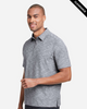 Clearance - North End NE115 Eclipse Jacquard Polo | Classic Navy Heather