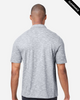 Clearance - North End NE115 Eclipse Jacquard Polo | Black Heather