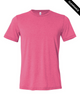 Clearance - 3650 Bella+Canvas Marble Poly Cotton Tee | Neon Pink