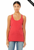 Clearance - Bella+Canvas 8430 Women's Tri-Blend Racerback Tank Top | Red Triblend