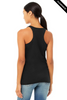 Clearance - Bella+Canvas 8430 Women's Tri-Blend Racerback Tank Top | Black Heather Triblend