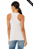 Clearance - Bella+Canvas 8430 Women's Tri-Blend Racerback Tank Top | White Fleck Triblend