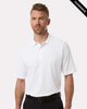 Clearance - Harriton M105 Men's Maverick CVC Pique Polo | White