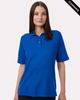 Clearance - Harriton M105W Women's Maverick CVC Pique Polo | True Royal