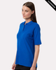 Clearance - Harriton M105W Women's Maverick CVC Pique Polo | True Royal