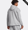 Clearance - Under Armour 1379806 Men's Unstoppable Fleece Full-Zip | Mod Grey/ Black
