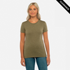 Clearance - Next Level 6710 Ladies' Tri-Blend Crew T-Shirt | Military Green