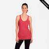 Clearance - Next Level 6733 Tri-Blend Racerback Tank Top | Vintage Shocking Pink