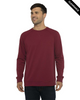 Clearance - Next Level 9000 Unisex French Terry Raglan Crewneck Shirt | Cardinal