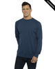 Clearance - Next Level 9000 Unisex French Terry Raglan Crewneck Shirt | Cool Blue