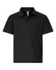 CORE365 CE106Y Youth Resolve CVC Performance Pique Polo | Black