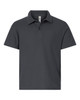 CORE365 CE106Y Youth Resolve CVC Performance Pique Polo | Carbon