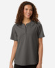 Devon & Jones DG102W Women's Seaton Pebble Textured Polo | Graphite