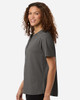 Devon & Jones DG102W Women's Seaton Pebble Textured Polo | Graphite