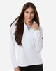 Adidas A400 Women's Lightweight Quarter-Zip Pullover | White