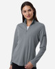 Adidas A400 Women's Lightweight Quarter-Zip Pullover | Grey Three