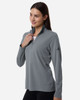 Adidas A400 Women's Lightweight Quarter-Zip Pullover | Grey Three