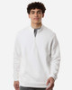 Adidas A721 Men's Elevated Fleece Quarter-Zip Pullover | Core White