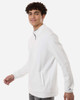 Adidas A721 Men's Elevated Fleece Quarter-Zip Pullover | Core White