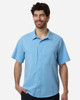 CORE365 CE520 Men's UltraUVP Shoreline Short Sleeve Staff Shirt | Columbia Blue