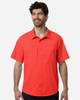 CORE365 CE520 Men's UltraUVP Shoreline Short Sleeve Staff Shirt | Marina Red
