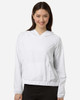 CORE365 CE520LW Women's UltraUVP Shoreline Long Sleeve Hooded Pullover | White