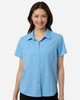 CORE365 CE520W Women's UltraUVP Shoreline Short Sleeve Staff Shirt | Columbia Blue