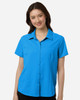 CORE365 CE520W Women's UltraUVP Shoreline Short Sleeve Staff Shirt | Electric Blue