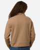 North End NE220W Women's Mantra Half-Zip Ottoman Pullover | Cafe