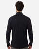 North End NE405 Men's JAQ Stretch Performance Quarter-Zip | Black/ Carbon