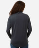North End NE405W Women's JAQ Stretch Performance Quarter-Zip | Carbon/ Black