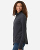 North End NE405W Women's JAQ Stretch Performance Quarter-Zip | Carbon/ Black