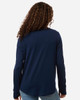 North End NE405W Women's JAQ Stretch Performance Quarter-Zip | Classic Navy/ Carbon