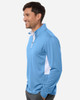Puma Golf 628858 Men's Pure 2.0 Quarter-Zip | Team Light Blue/ White Glow