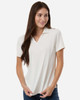 Puma Golf 631051 Womens Icon Heather Polo | Warm White Heather