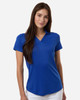 Puma Golf 631051 Womens Icon Heather Polo | Festive Blue Heather