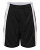 Team 365 TT115BY Youth Zone Performance Reversible Shorts | Black/ White