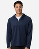 Team 365 TT200 Men's Qualify Quarter-Zip Hooded Pullover| Sport Dark Navy