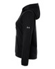 Under Armour 6010943 Women's Armour Fleece Pro Hooded Sweatshirt | Black/ White