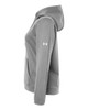 Under Armour 6010943 Women's Armour Fleece Pro Hooded Sweatshirt | Mod Grey/ White