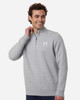 Under Armour 6012710 Men's Icon Fleece Quarter-Zip Pullover | Mod Grey Light Heather/ White