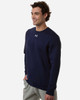 Under Armour 6014160 Men's Team Icon Fleece Crew | Midnight Navy/ White