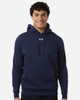 Under Armour 6014161 Men's Team Icon Fleece Hooded Sweatshirt | Midnight Navy/ White