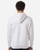 Under Armour 6014161 Men's Team Icon Fleece Hooded Sweatshirt | White/ Pitch Grey Medium Heather