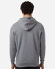 Under Armour 6014161 Men's Team Icon Fleece Hooded Sweatshirt | Pitch Grey Medium Heather/ White