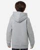 Under Armour 6014162 Youth Team Icon Fleece Hooded Sweatshirt | Mod Grey Light Heather/ White